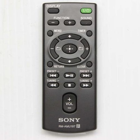 Sony REMOTE CONTROL RM-AMU197 . 1-492-745-11